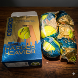 Cosco Harder Heavier Cricket Tennis Balls (6 Pack)